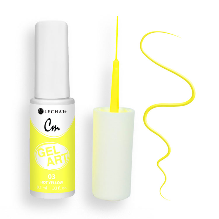 le chat Hot Yellow Gel