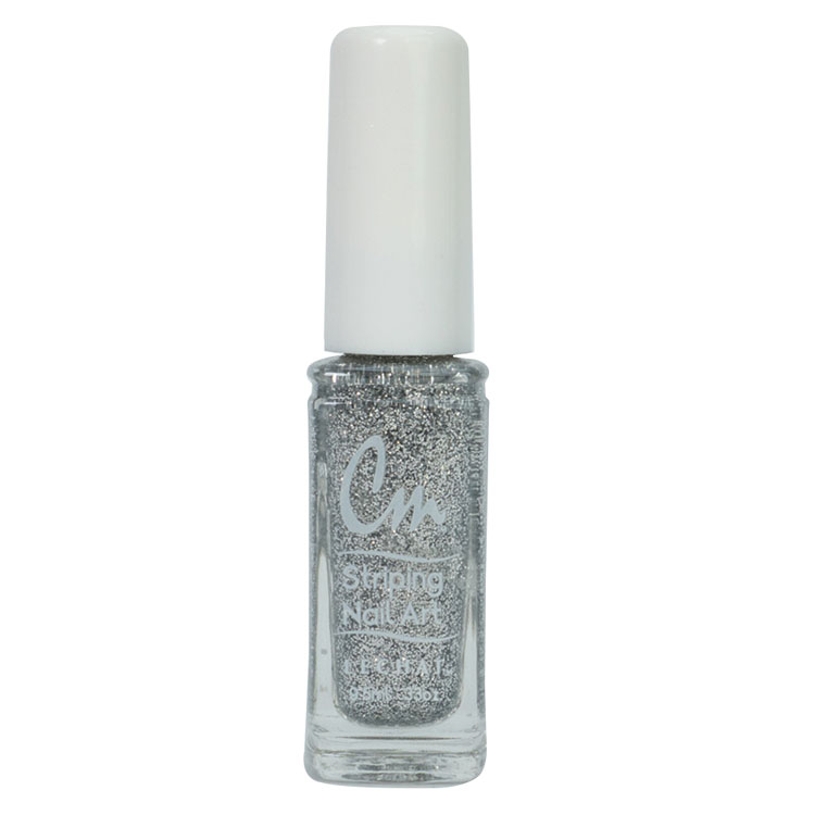 Le Chat Silver Glitter Nail Lacquer