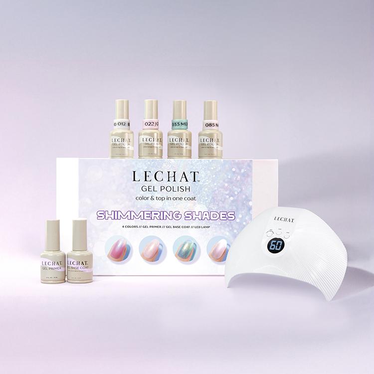 le chat LeChat Gel Polish Shimmering Shades Kit Color & Top in One Coat