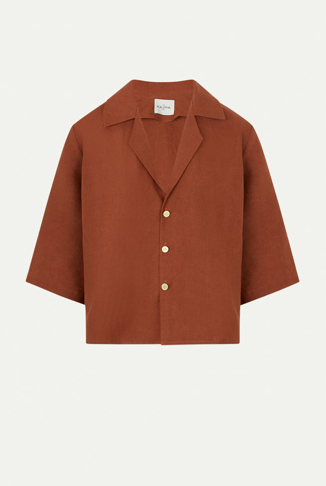 Le Kasha ABNUD Linen Shirt Harissa