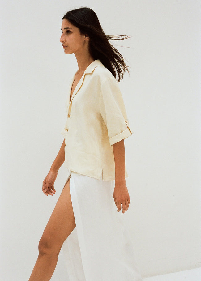 Le Kasha ABNUD Linen Shirt Harissa