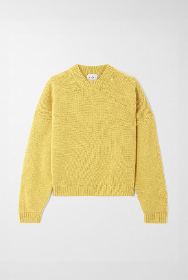 Le Kasha ANONG Cashmere Sweater Yellow