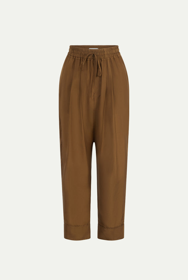 le kasha ANTIOCHE silk pants White