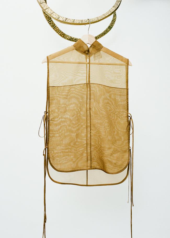 le kasha ANZIO organza top Black