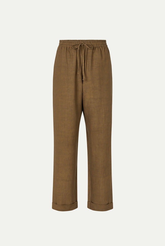 le kasha BAWITI linen pants Beige