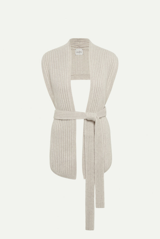 le kasha BORMIO cashmere top scarf Black