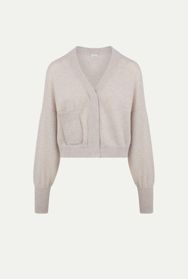 le kasha BRUGES cashmere cardigan Light beige