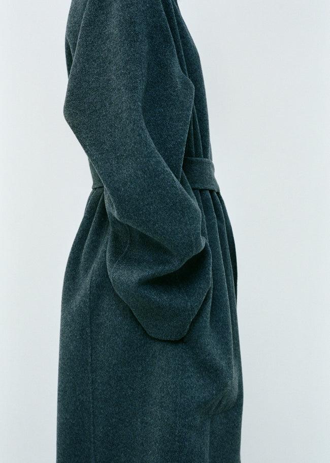 Le Kasha CADIX Double-faced Cashmere Coat Black