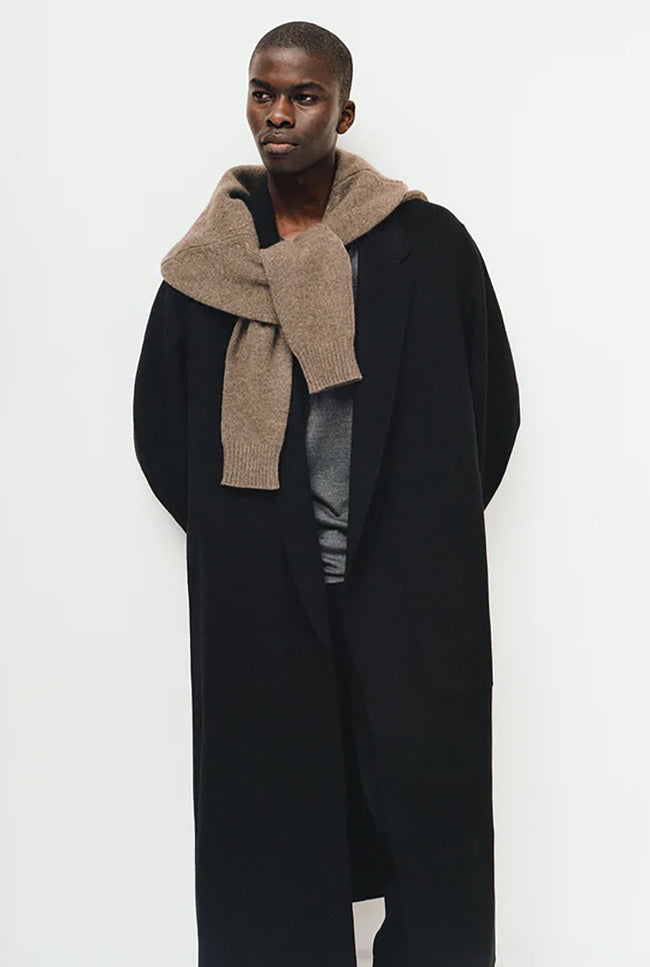 Le Kasha CADIX M Cashmere Coat Black