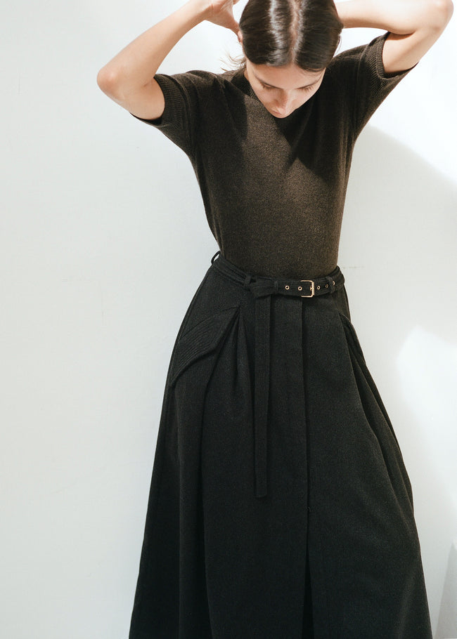 Le Kasha CHYPRE Cashmere Top Black