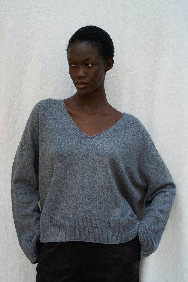 Le Kasha COLOGNE Cashmere Sweater Midgrey