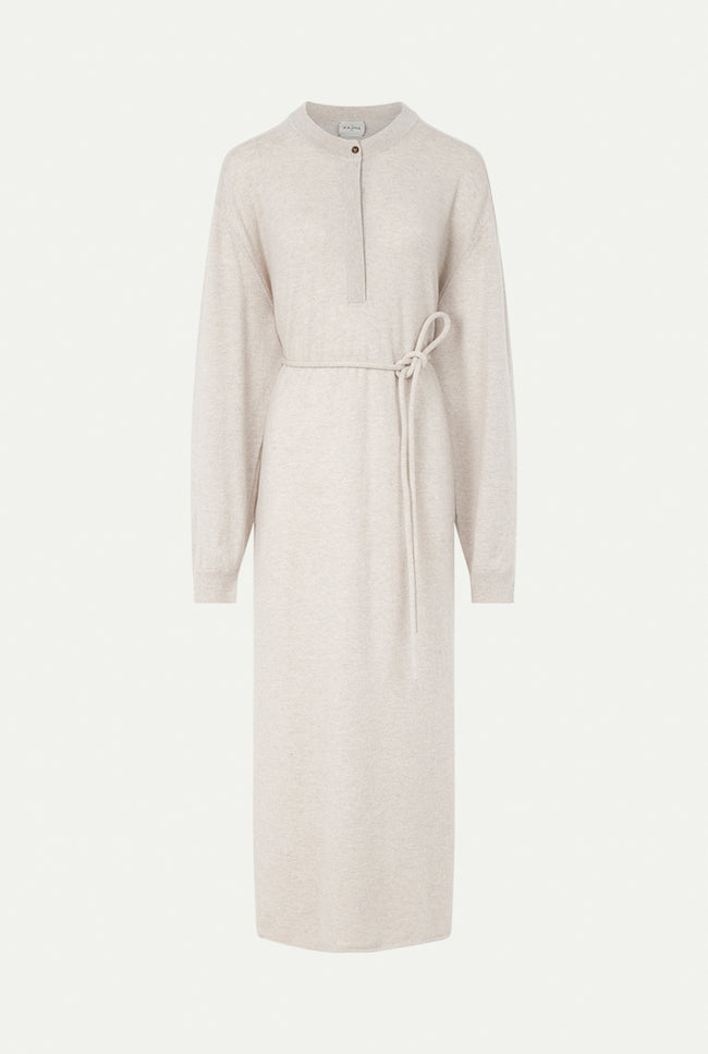 Le Kasha DARHAN Cashmere Dress Charcoal
