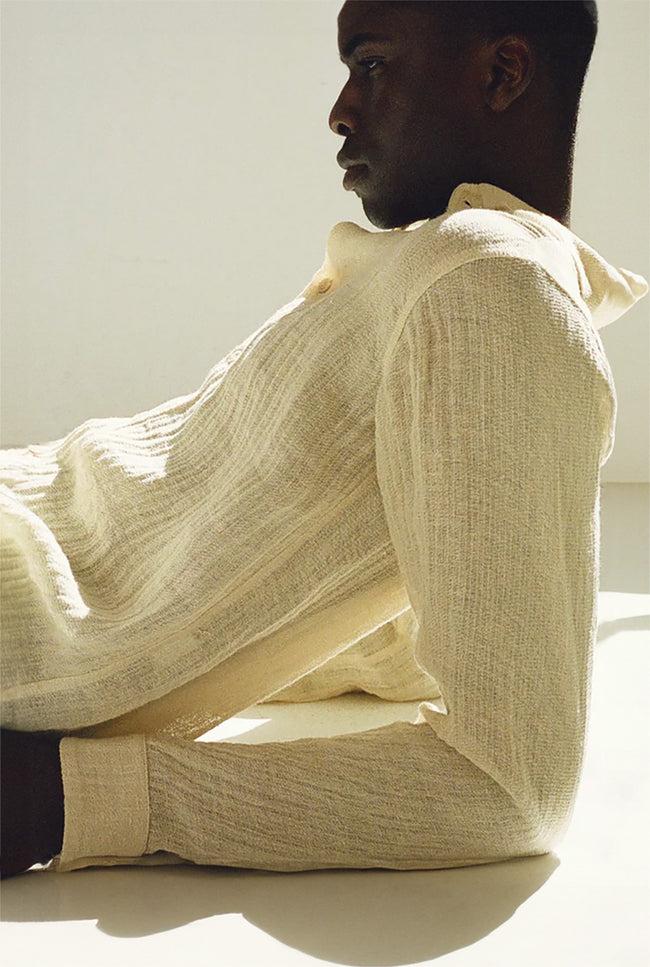 le kasha DEWAS linen shirt Beige