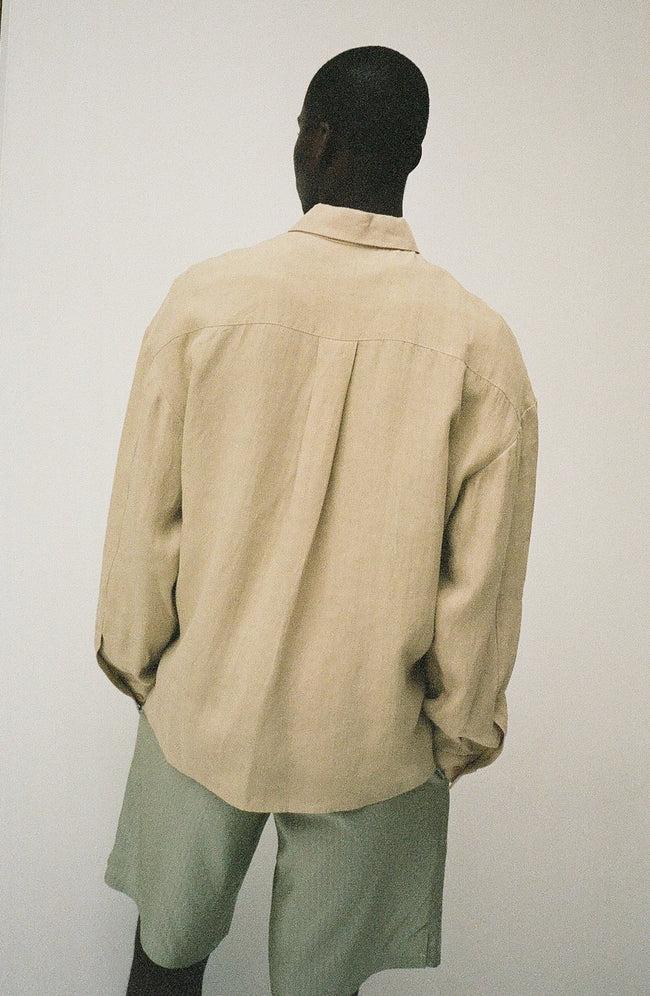 Le Kasha DHASA Linen Vest Black