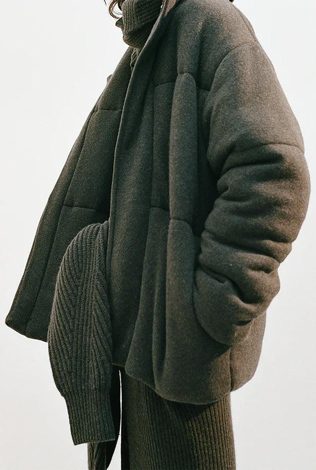 le kasha DILLON cashmere puffer jacket Light beige