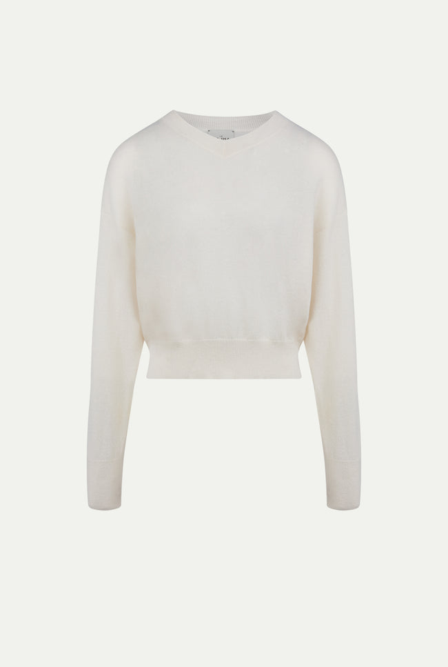 le kasha DUMKA cashmere sweater White