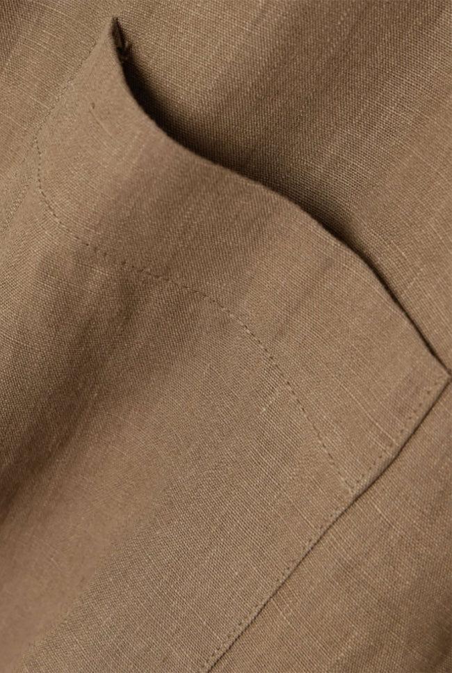 Le Kasha FAYUM Linen Shirt White