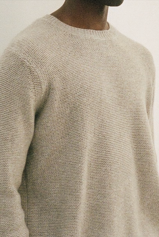 le kasha GSTAAD cashmere sweater Charcoal