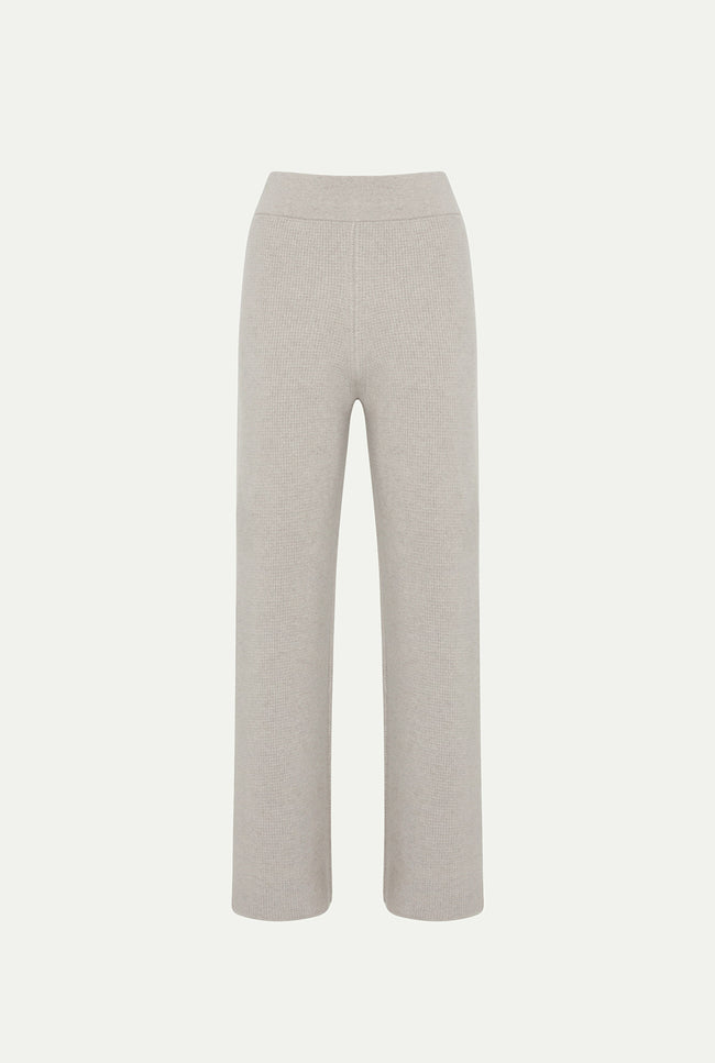 le kasha INDIA brushed cashmere pant Light Beige