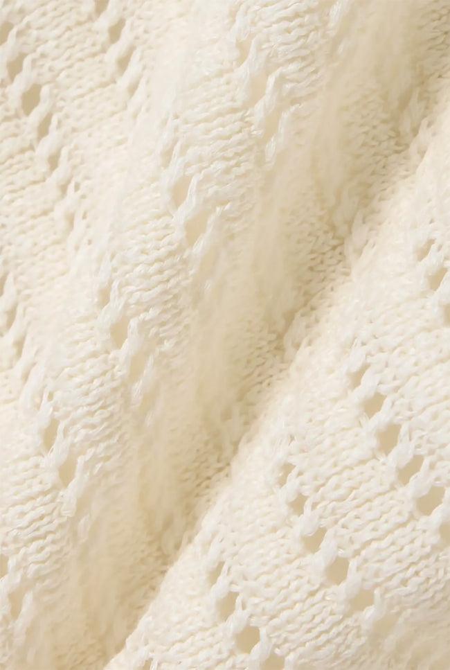 Le Kasha IQSAS Linen Crochet Dress