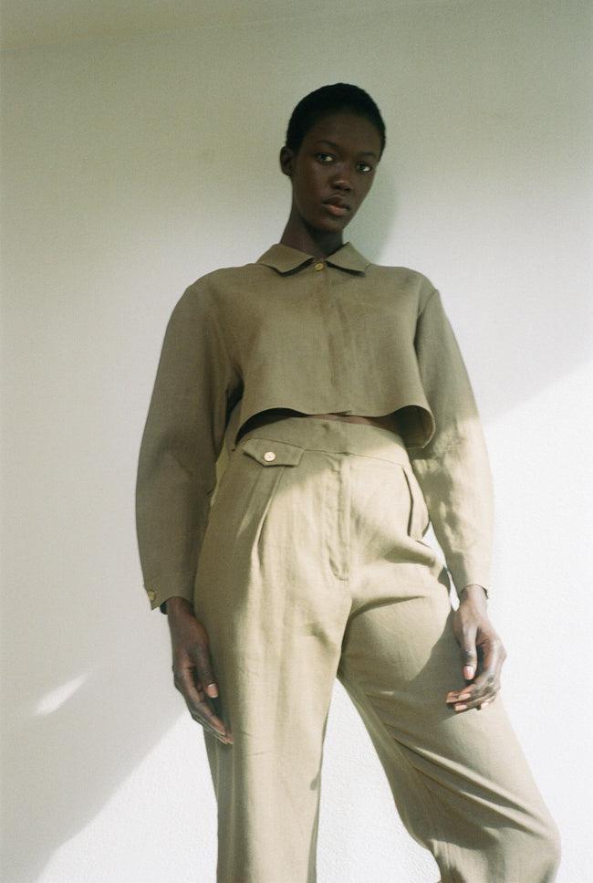 Le Kasha JAOUF Linen Pants Black