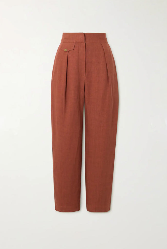Le Kasha JAOUF Linen Pants Black