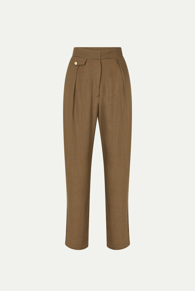 le kasha JAOUF linen pants Black