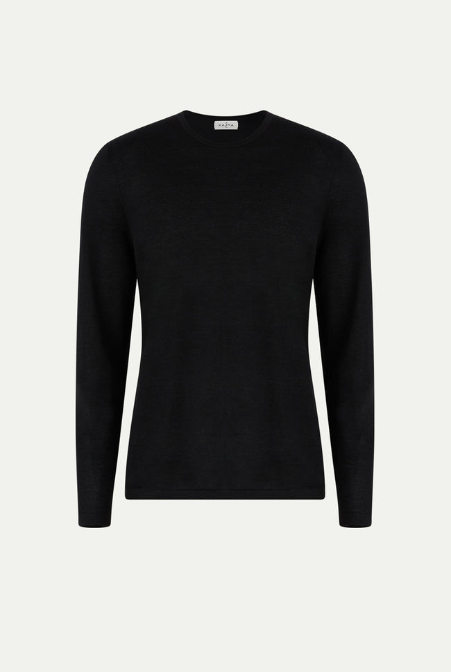 Le Kasha KYOTO Very Light Cashmere Top Black