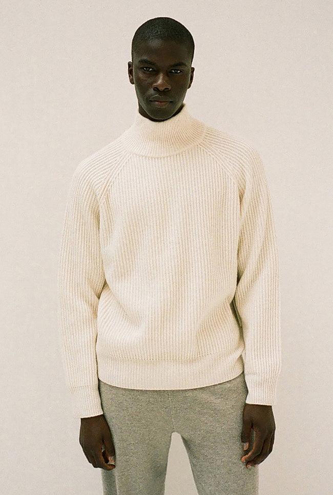 Le Kasha LETTE Unisex Cashmere Sweater Charcoal