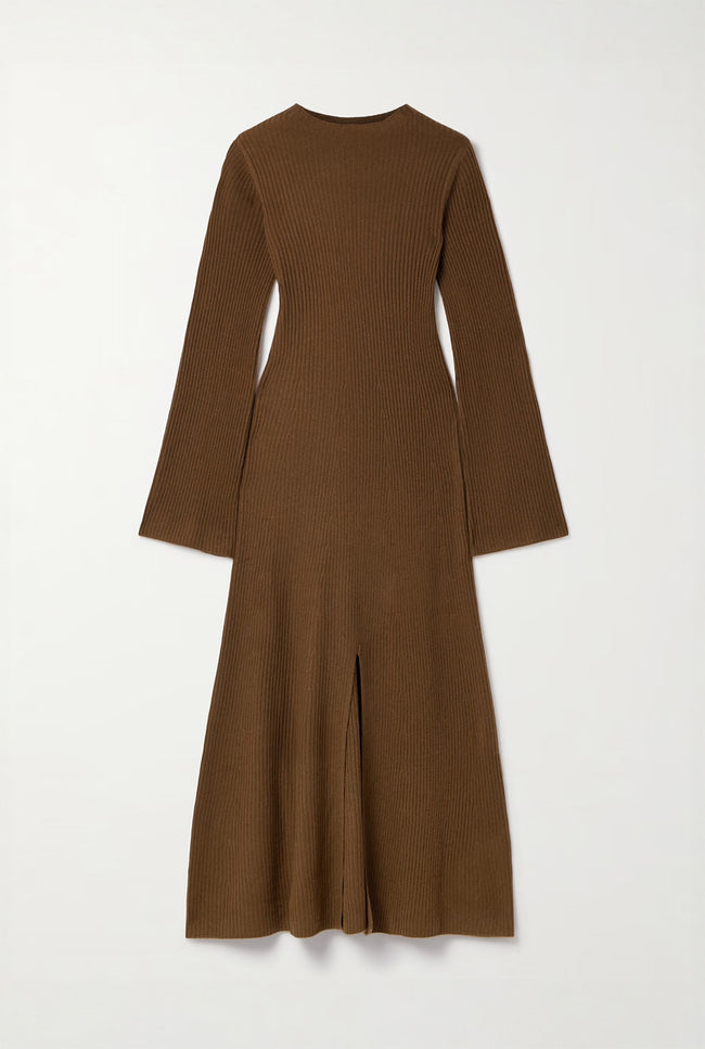 Le Kasha LOGAN Cashmere Dress Black