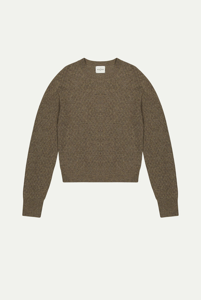 le kasha LOURDES cashmere sweater OLIVE