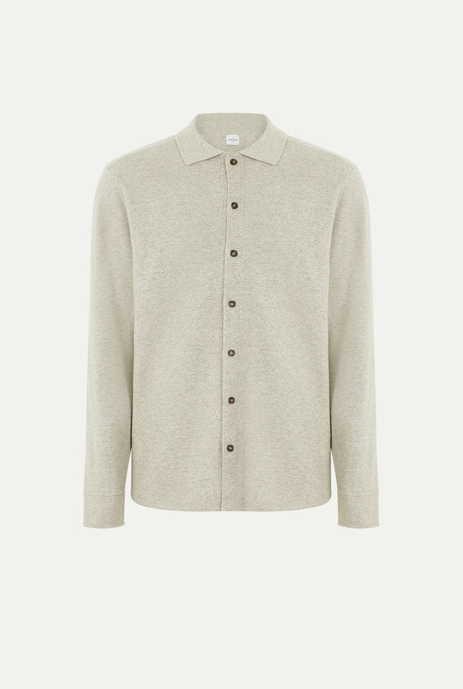 le kasha MINSK cashmere shirt Light Brown