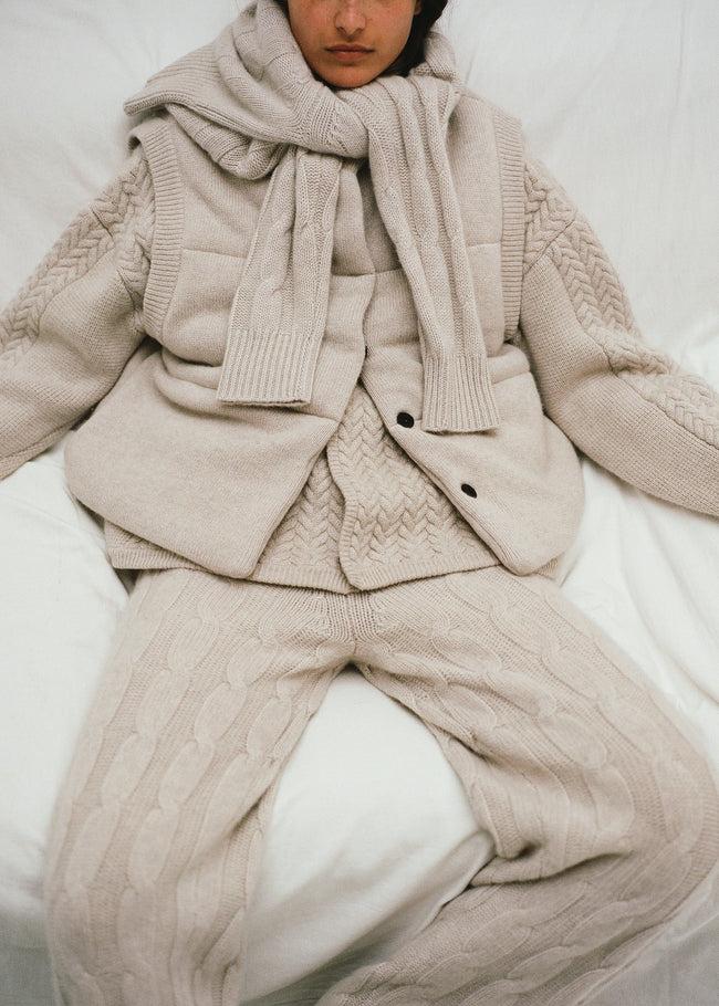 Le Kasha MONTANA Cashmere Puffer Light Beige