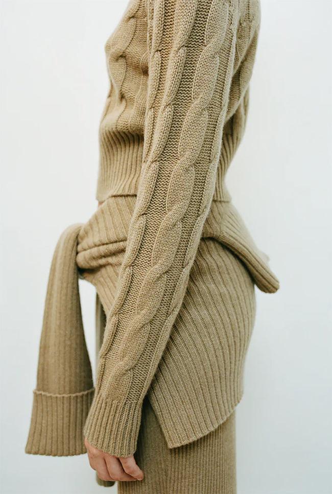 Le Kasha MURANO Cashmere Sweater Light Beige