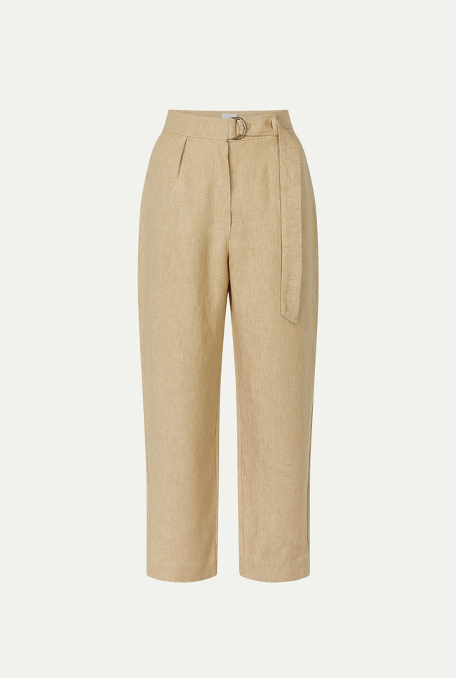 le kasha NABQ linen pants straw
