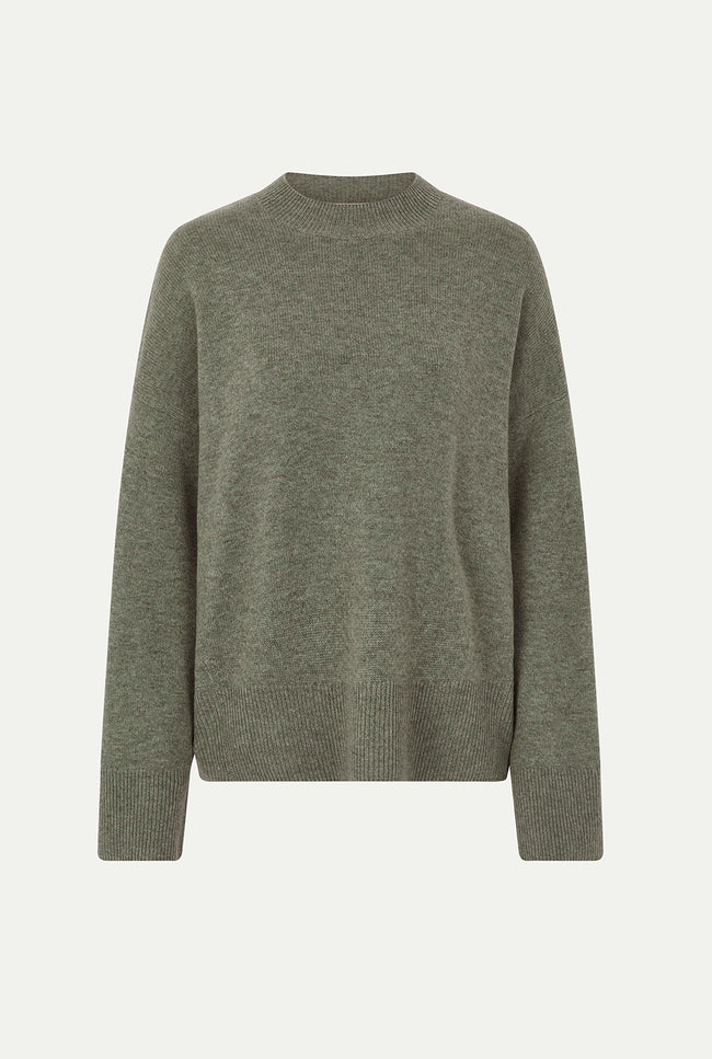 Le Kasha NORWAY Cashmere Sweater Charcoal