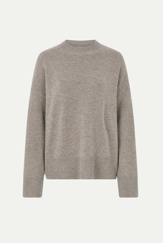 le kasha NORWAY cashmere sweater Charcoal