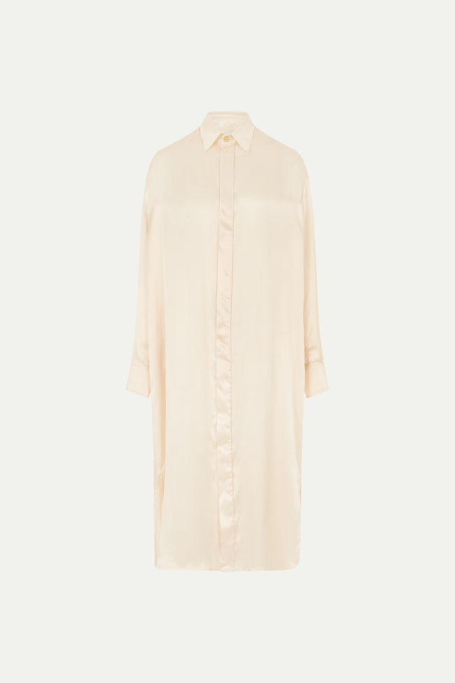 Le Kasha OUZOUD Silk Dress Champagne