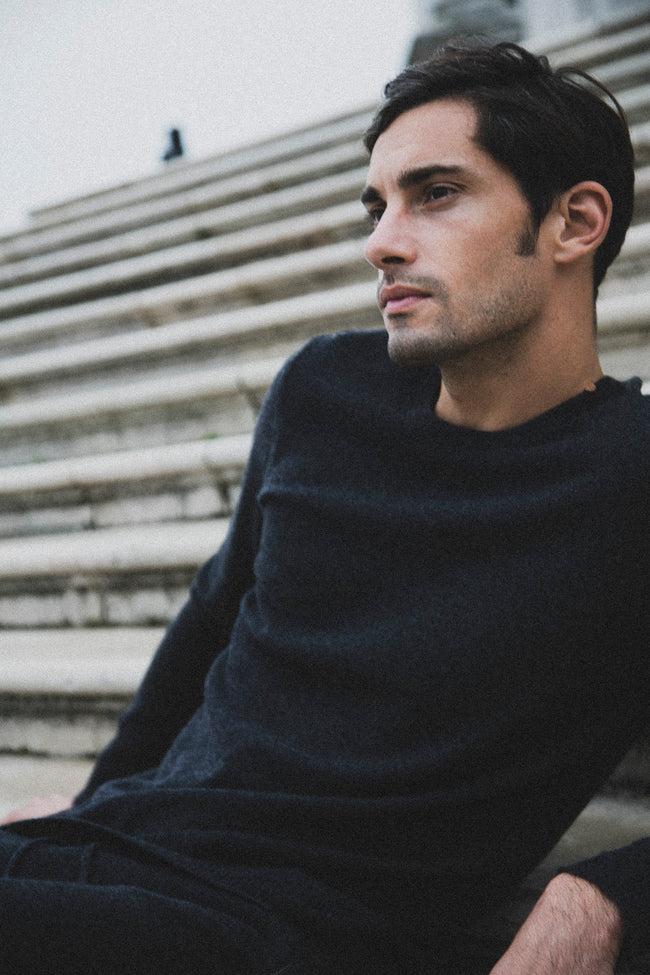 Le Kasha PANAREA Cashmere Sweater Charcoal