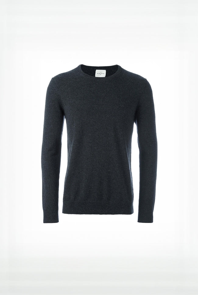 le kasha PANAREA cashmere sweater Charcoal