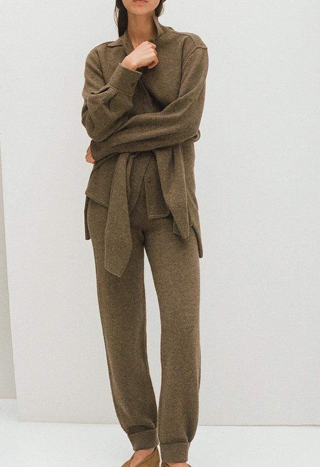 Le Kasha PATTAYA Cashmere Pants Light Brown