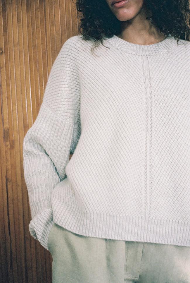 Le Kasha PUGLIA Cashmere Sweater White