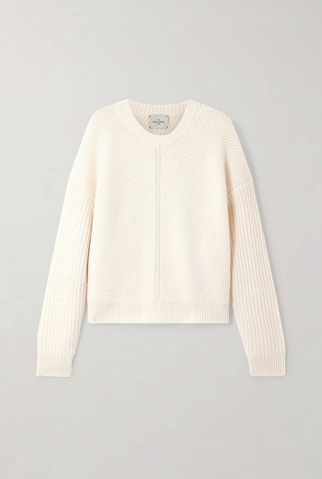 le kasha PUGLIA cashmere sweater White