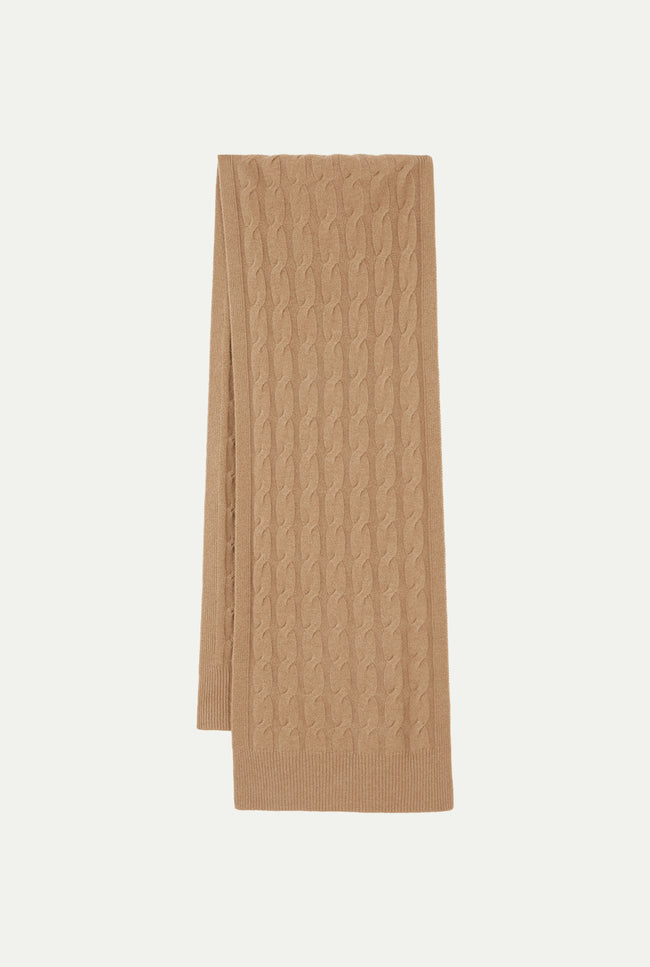 le kasha RIALTO cashmere scarf Charcoal