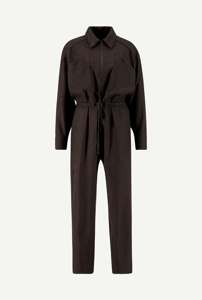 le kasha SAMARAL cashmere jumpsuit Charcoal