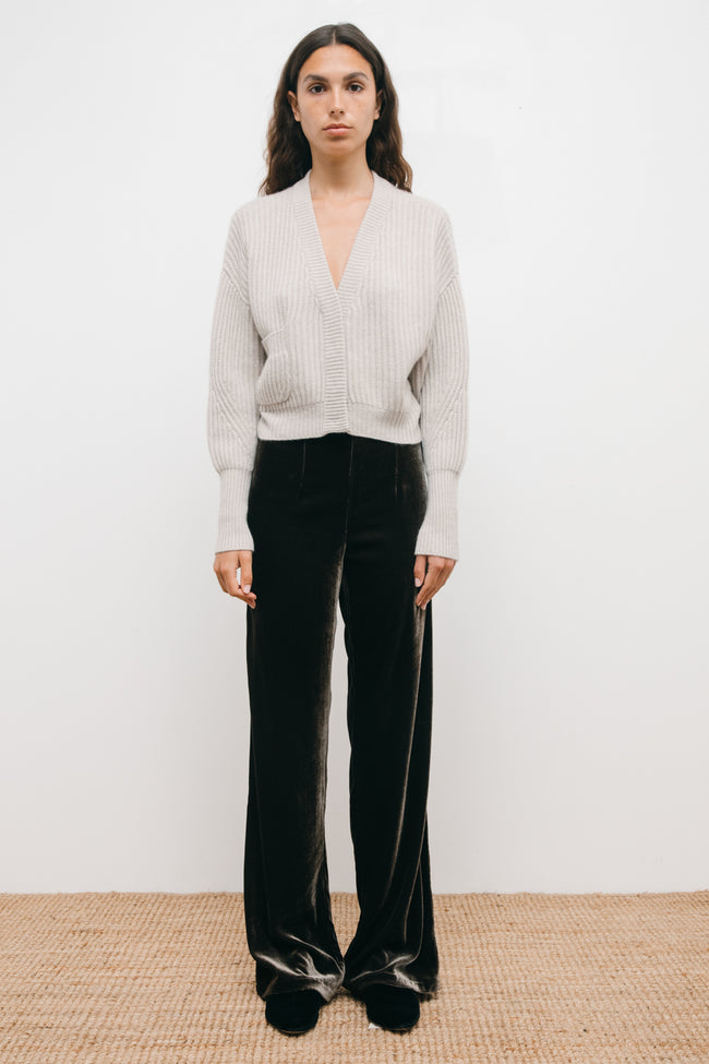 Le Kasha SAN POLO Velvet Pants Black