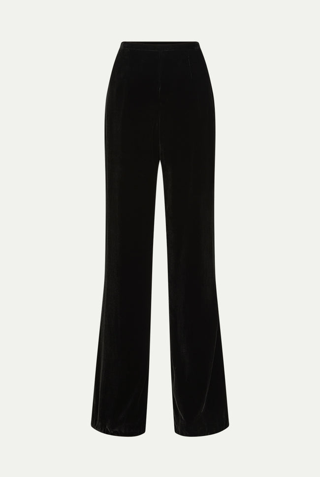le kasha SAN POLO velvet pants Black