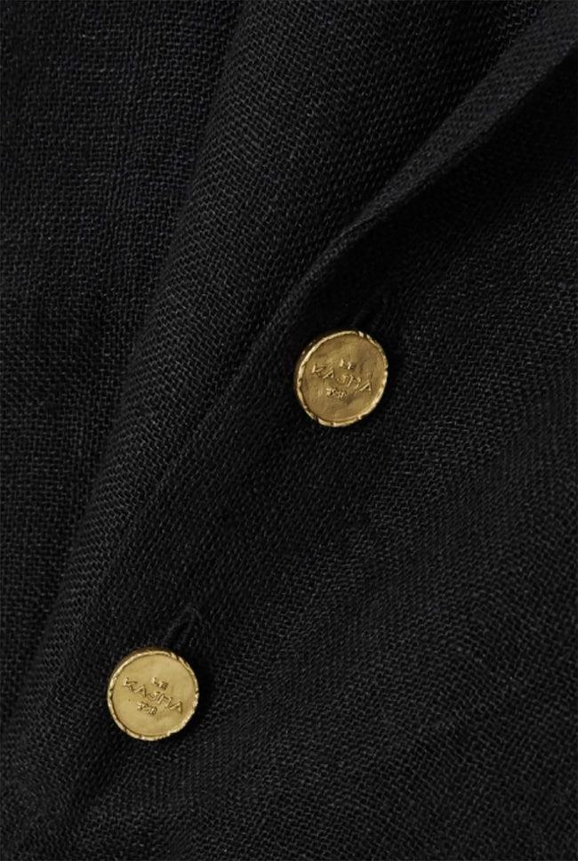 Le Kasha SANABO Linen Top Peach