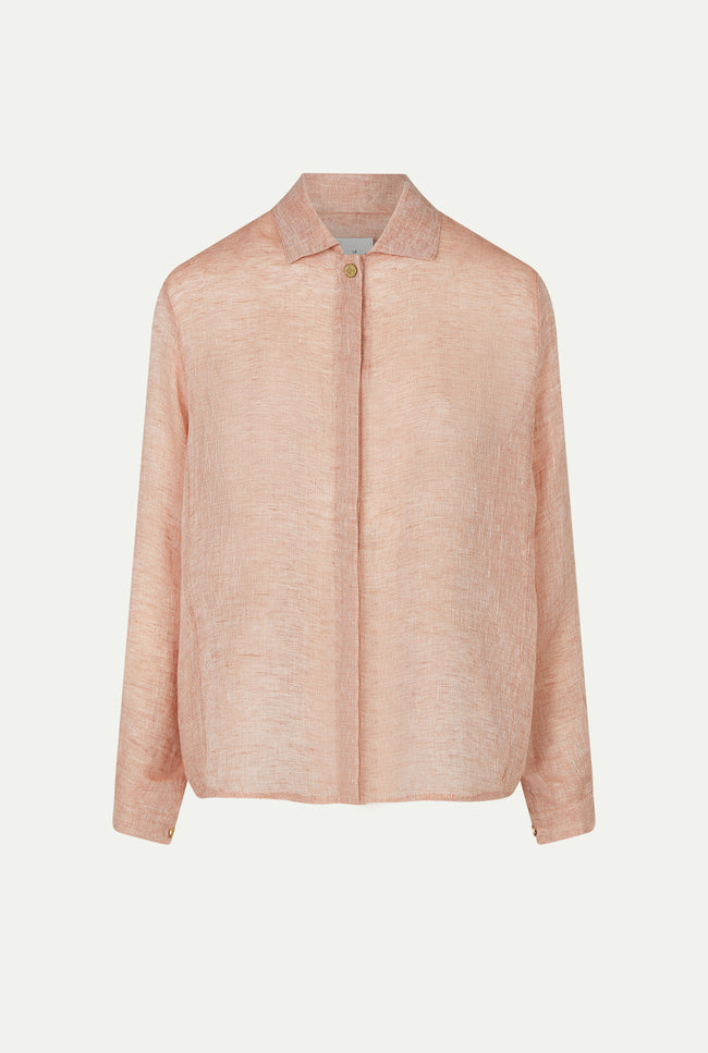 le kasha SANBU linen shirt Black