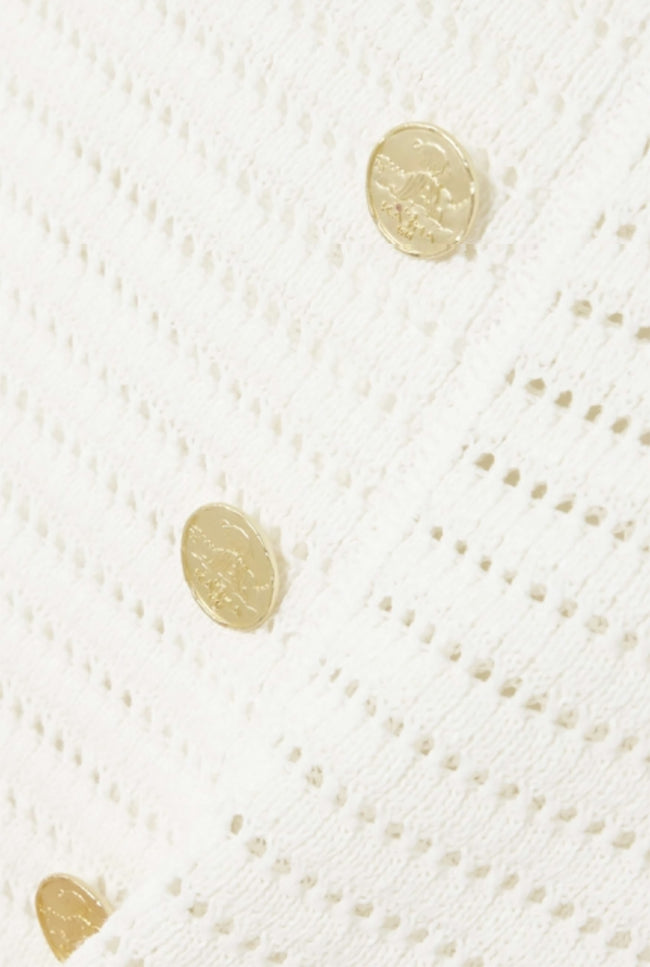 Le Kasha SIFLAG Linen Crochet Dress